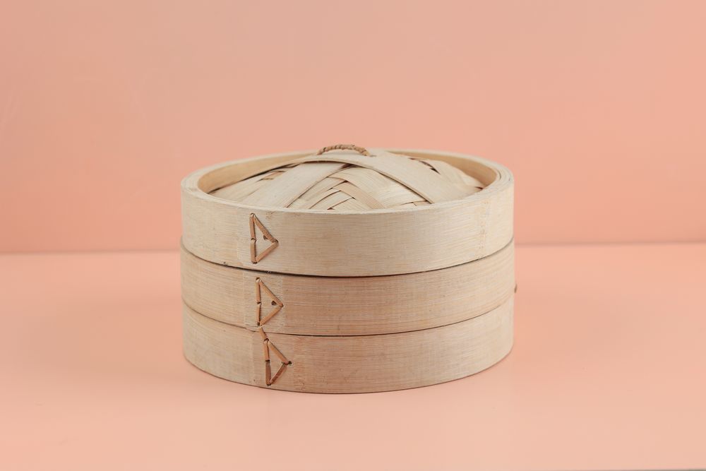Stacked Bamboo Steamer