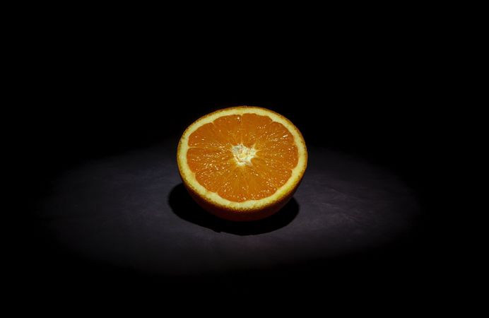 Fresh Oranges on dark background