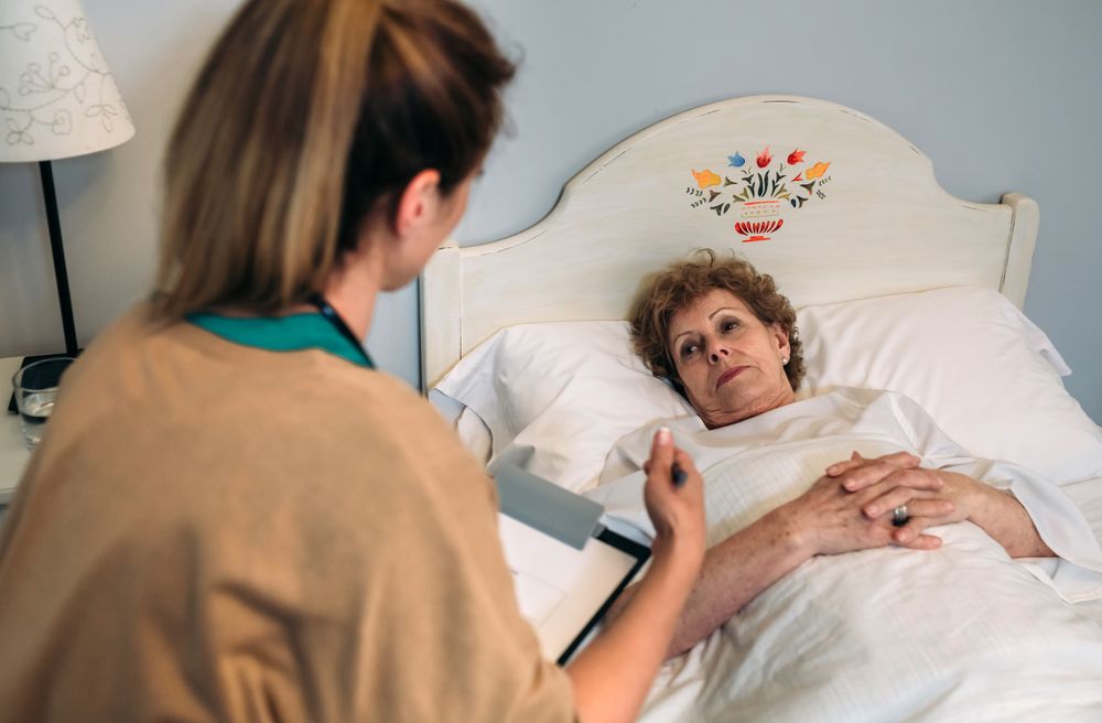 Female doctor explaining the treatment