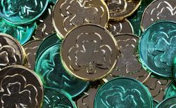 Saint Patrick’s Day good luck coins
