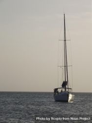 Big sailboat on sea 4982W5