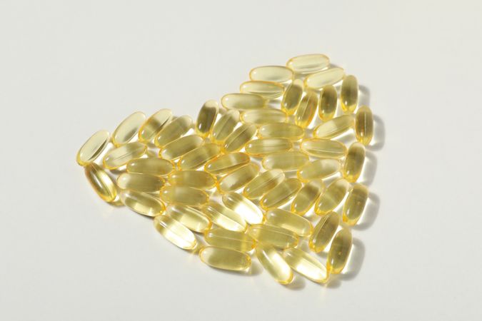 Immunity support capsules - Omega, health care concept