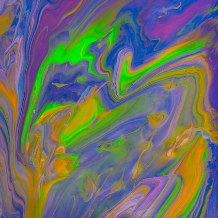 Purple, green and orange marble texture