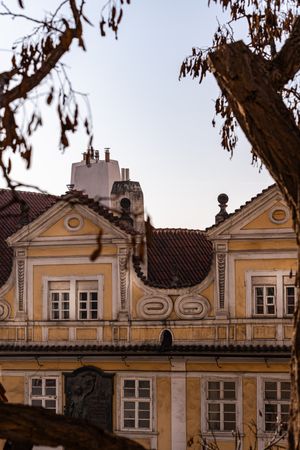Decooration of the building in Old Prague