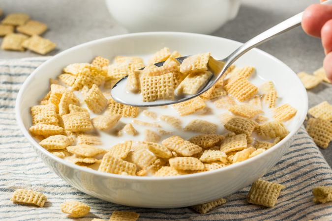Healthy Organic Rice Squares Breakfast Cereal