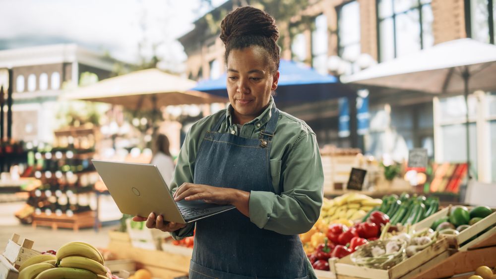Black Female Managing Business Operations