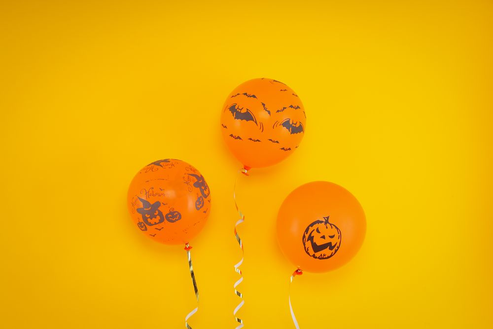 Concept of Halloween mood, Halloween vibes balloon