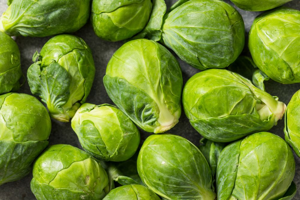 Organic Green Raw Brussel Sprouts