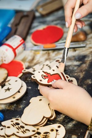 Woodworking workshop eco-friendly Christmas toys