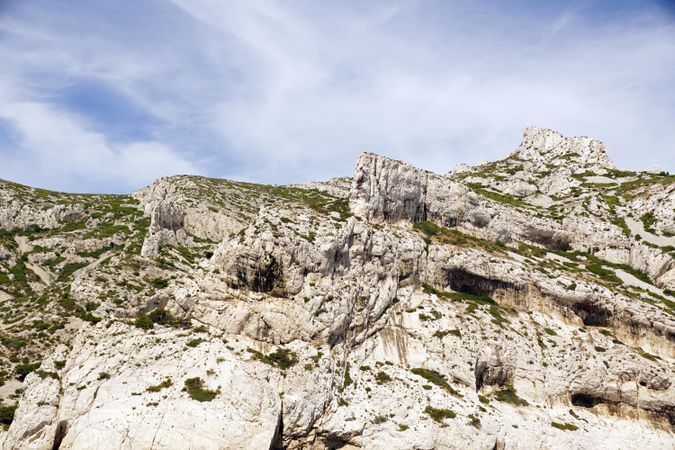 Mountain landscape with rocks
