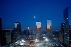 The destroyed "Ground Zero" of the fallen Twin Towers, New York City, New York 20KW70