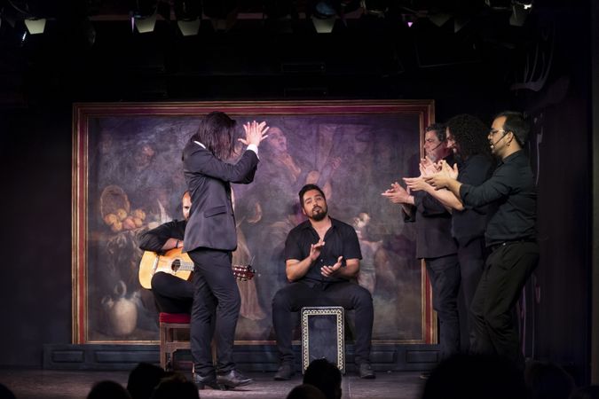 Flamenco performance on stage