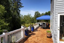 Home deck backyard for summer time