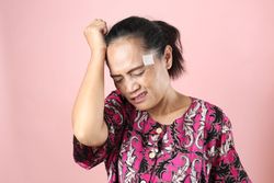 Indonesian Asian Woman Wearing Daster Home Dress
