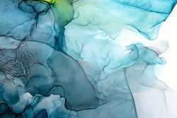 Modern fluid art with Alcohol Ink