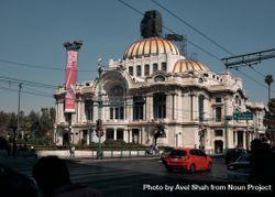 The Palacio de Bellas Artes in Mexico City 0P7leb