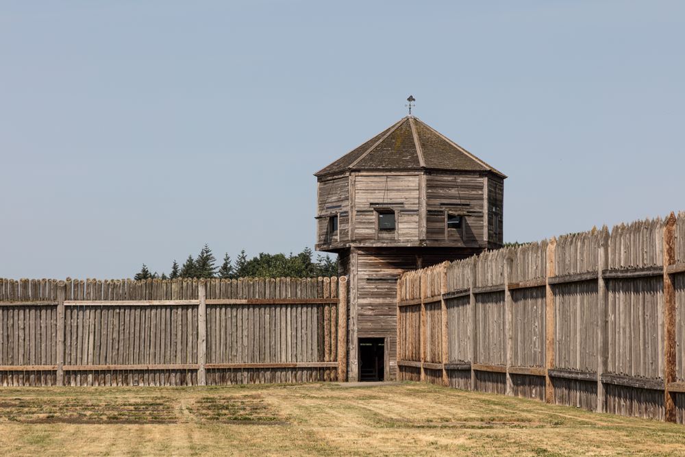 The 1845 corner bastion at Fort Vancouver, Vancouver, Washington