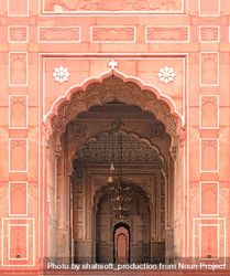 Arch entrance of mosque in Lahore, Pakistan 4Ak2N0