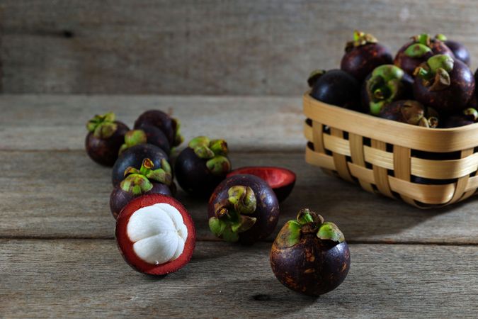 Fresh Mangosteen or Known as The Queen of Fruits