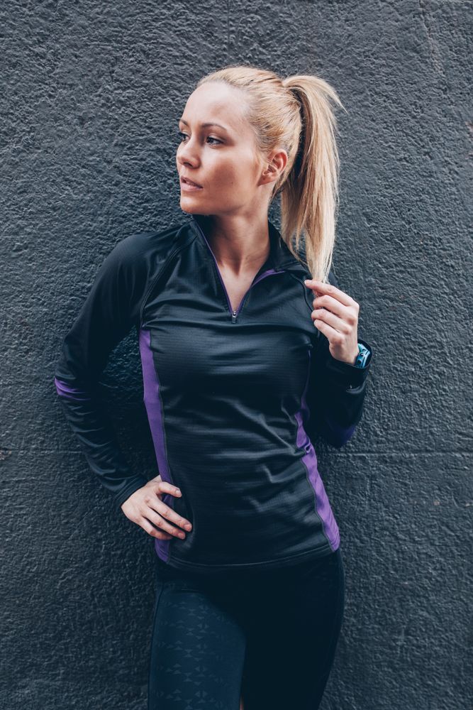 Portrait of a woman with sportswear