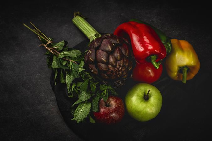 Mix of fresh vegetables