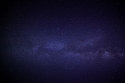 Milky way galaxy with stars and space dust in the universe