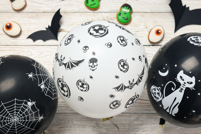 Concept of Halloween mood, Halloween vibes balloon