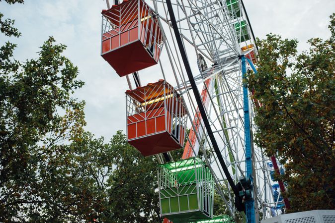 Ferris wheel in amusement park