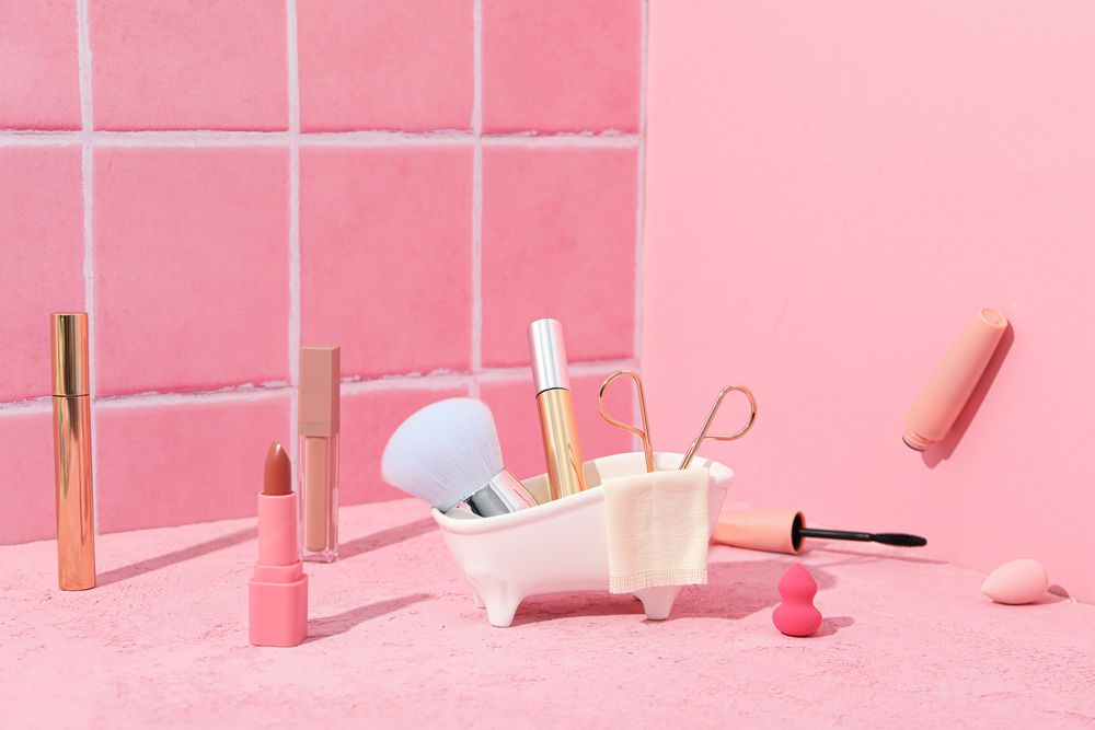 Concept of cosmetic and beauty care, space for text