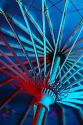 Traditional japanese umbrella, traditional japanese accessories concept