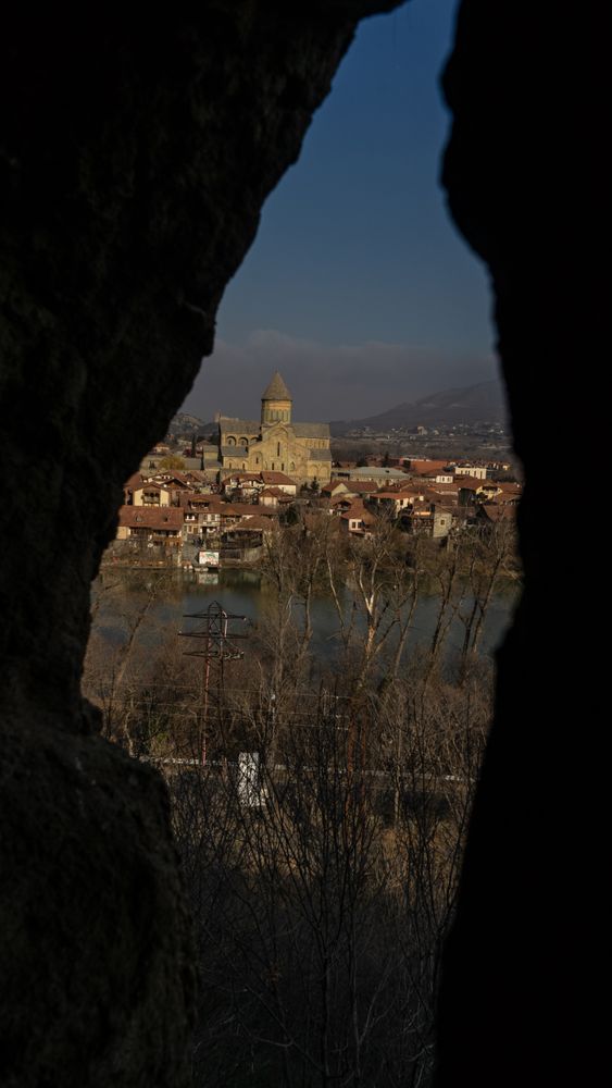 View to the ancient capital of Georgia, Mtskheta
