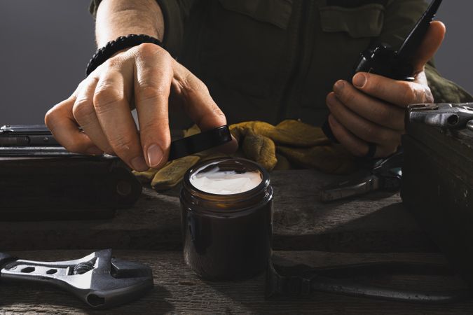 Men’s Hand Cream Opening