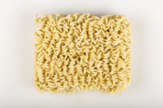 Raw instant noodles