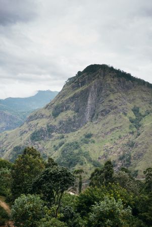 Green hill in Sri Lanka