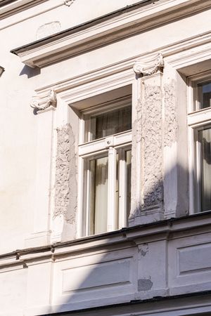 Decooration of the building in Old Prague