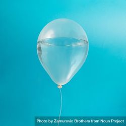 Clear balloon filled with water bYeQNb