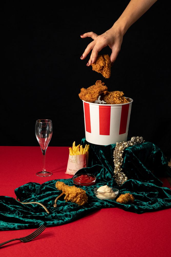 Chicken nuggets like best choice among luxury collection