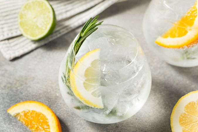 Boozy Refreshing Hard Seltzer Cocktail