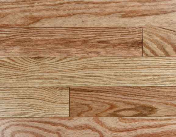 Prefinished red oak wooden floor boards