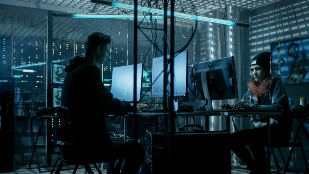 Group of Hackers Attacking Cyber Security Servers from Their Underground Hideout.