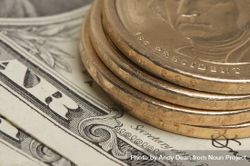 Abstract U.S. Dollar Coins & Bills 4jVppz