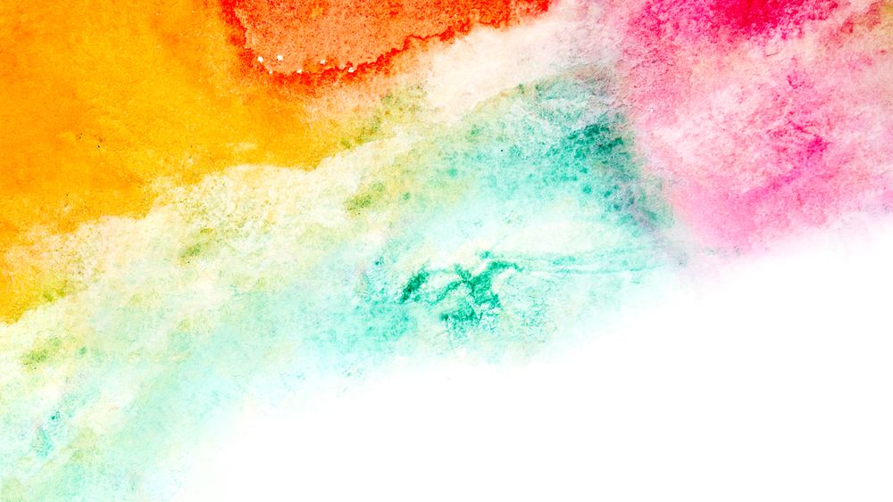 Abstract vibrant grunge watercolor background