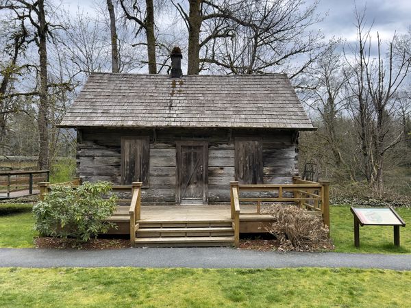 Old original guest home in steelhead park Marblemount Washington state