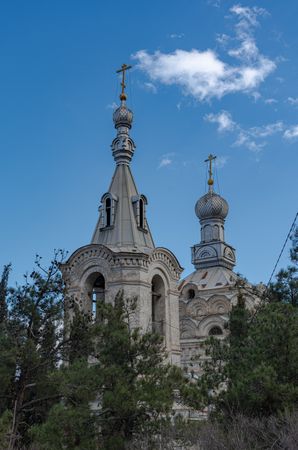 Old Tbilisi architecture in the spring