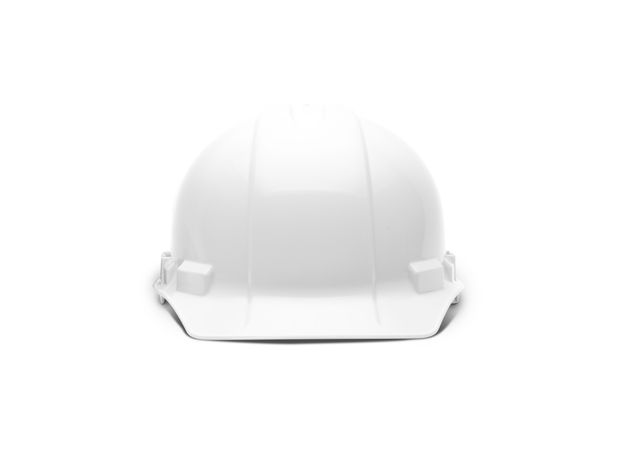 Construction Safety Hard Hat Facing Forward
