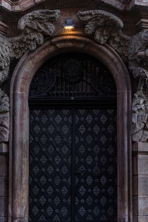 Decoration of the building in Old Prague