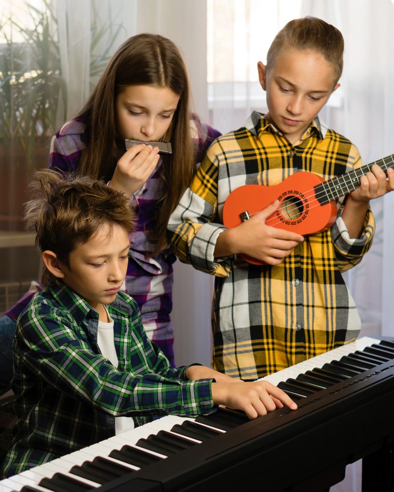 Kids' Diverse Music Jam