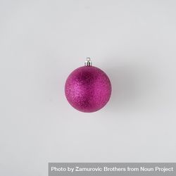 Pink holiday decoration on light background 49k9m0