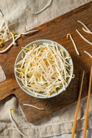 Organic Raw Mung Bean Sprouts