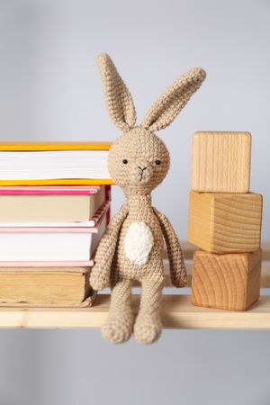 Book for baby, concept of literature for children and baby